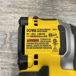 AS-IS DEWALT ATOMIC 20V MAX Lithium-Ion Cordless 1/4 in. Brushless Impact Driver Kit