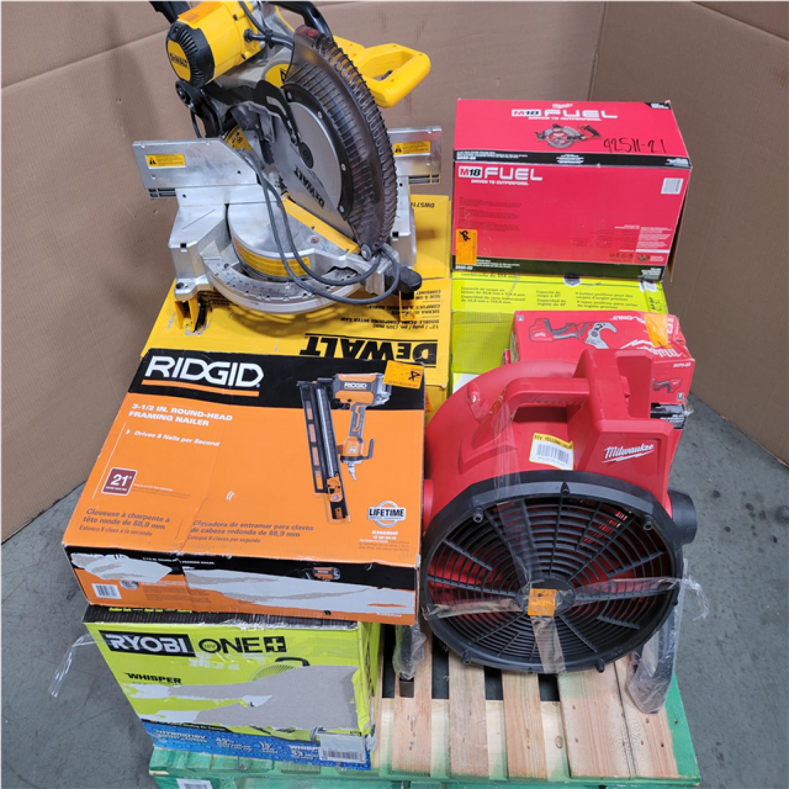 CALIFORNIA AS-IS TOOL PALLET