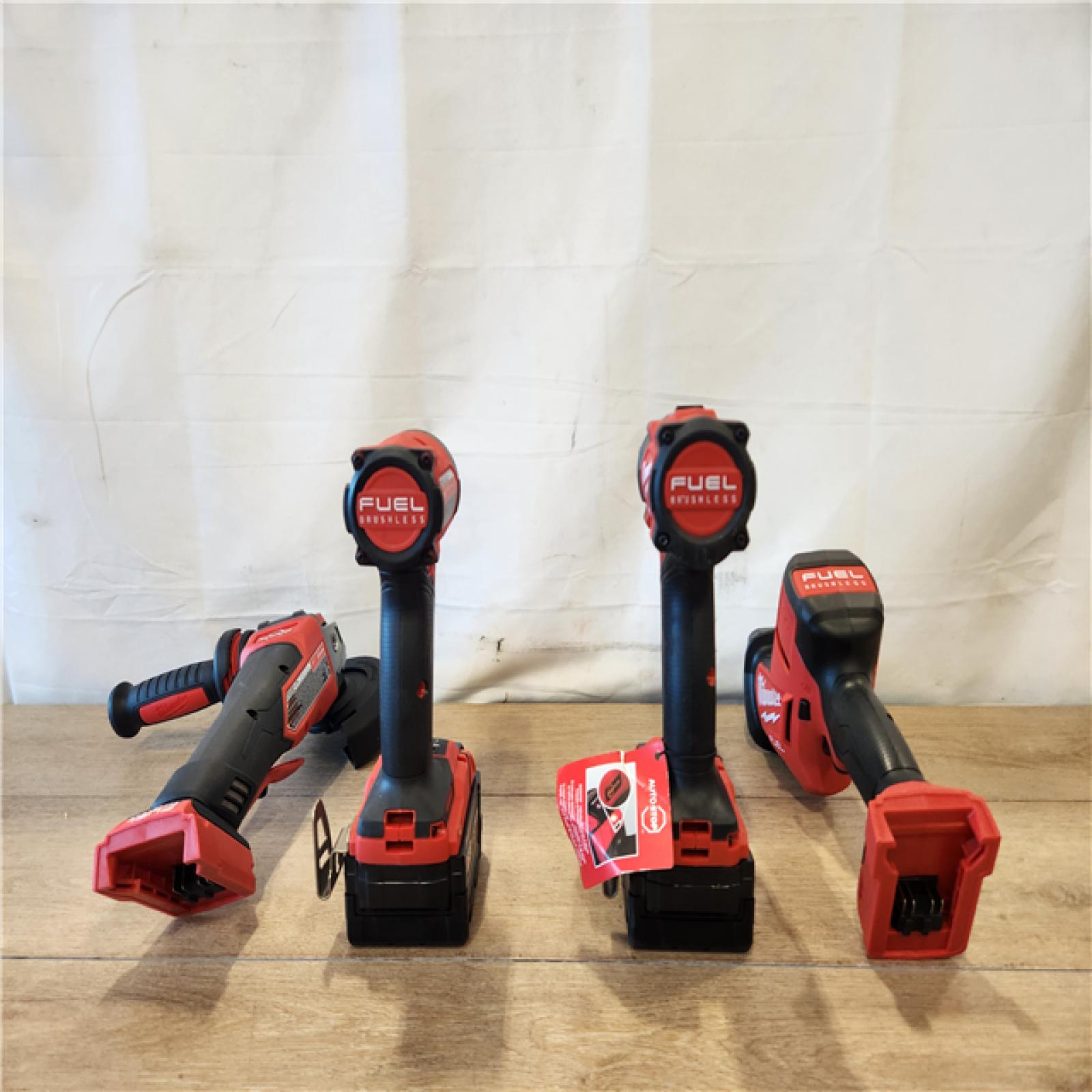 AS-IS- Milwaukee FUEL18-Volt Lithium-Ion Cordless (4-Tool) Combo Kit