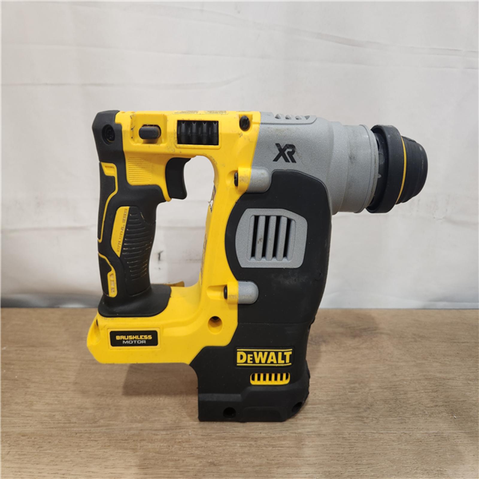 AS-IS- DEWALT 20V MAX XR Cordless Brushless 1 in. SDS Plus L-Shape Rotary Hammer (Tool Only)