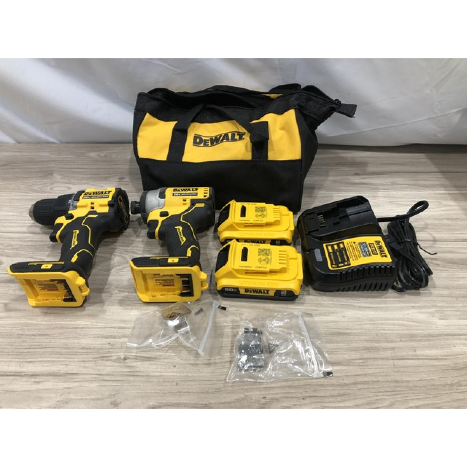 AS-IS - Dewalt ATOMIC 20-Volt MAX Lithium-Ion Cordless Combo Kit