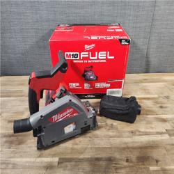 HOUSTON LOCATION - AS-IS Milwaukee M18 FUEL 18V Lithium-Ion Cordless Brushless 6-1/2 in. Plunge Cut Track Saw (Tool-Only)