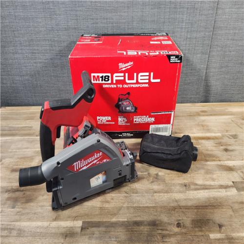 HOUSTON LOCATION - AS-IS Milwaukee M18 FUEL 18V Lithium-Ion Cordless Brushless 6-1/2 in. Plunge Cut Track Saw (Tool-Only)