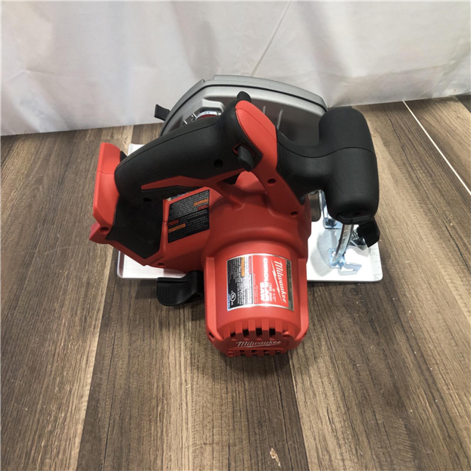 AS-IS Milwaukee  18V Lithium-Ion Cordless 6-1/2 in. Circular Saw (Tool-Only)