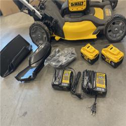 AS-IS - DeWalt 2x20V MAX 21 in. Cordless Battery Powered Self Propelled Lawn Mower Kit