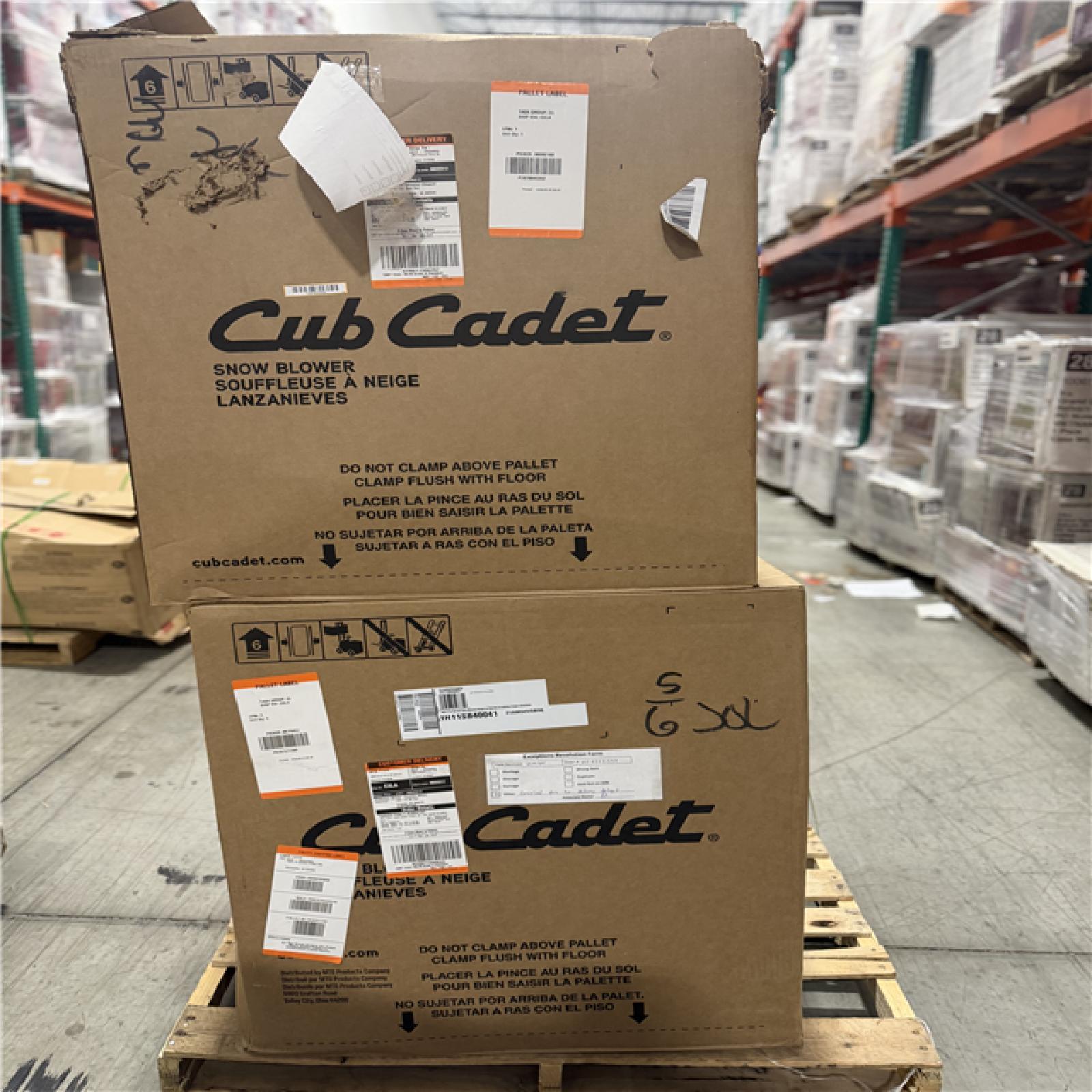 DALLAS LOCATION - Cub Cadet 2X 26 in. 243cc IntelliPower Two-Stage Electric Start Gas Snow Blower with Power Steering and Steel Chute PALLET-(2 UNITS)