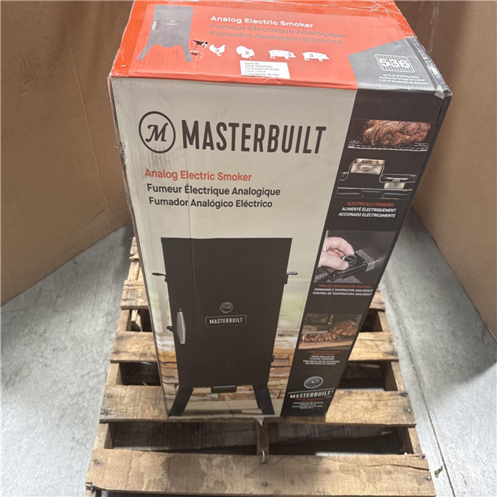 california as is master built Analog electric smoker
