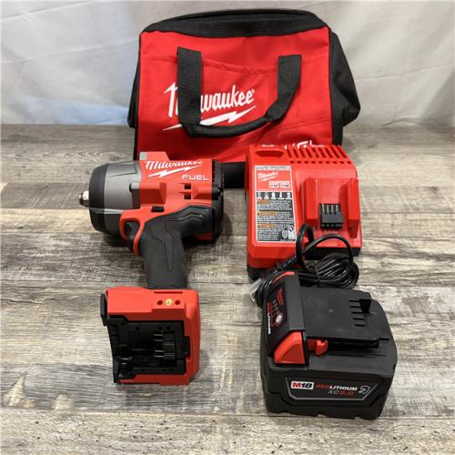 AS-IS Milwaukee FUEL 18V Lithium-Ion Brushless Cordless 1/2 in. Impact Wrench w/Friction Ring Kit