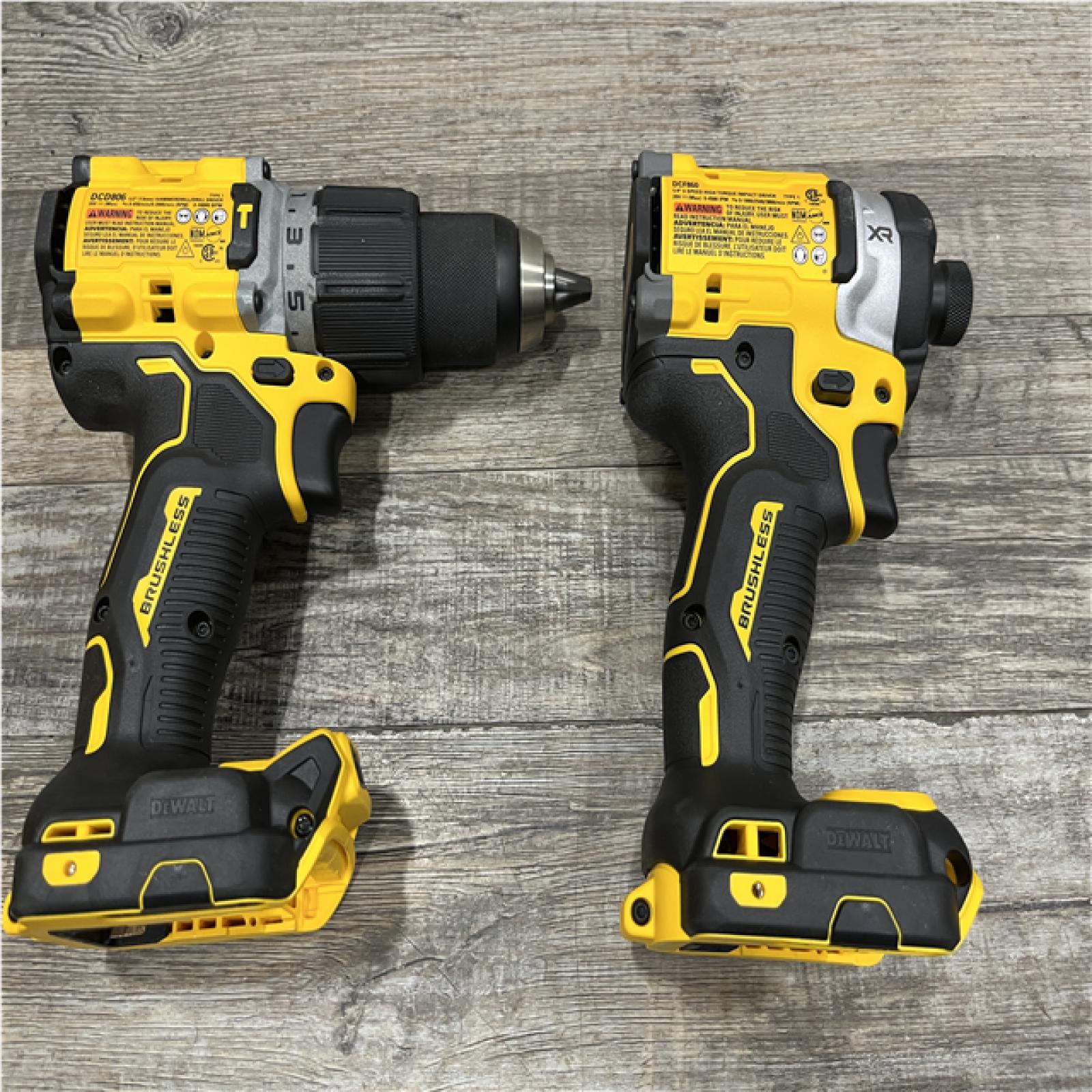 AS-IS DEWALT 20V XR Lithium-Ion Cordless 2-Tool Combo Kit