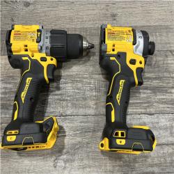 AS-IS DEWALT 20V XR Lithium-Ion Cordless 2-Tool Combo Kit