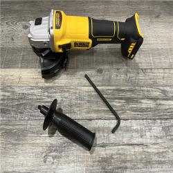 AS-IS DEWALT 20-Volt MAX Cordless Brushless 4-1/2 in. Angle Grinder with Slide Switch (Tool Only)