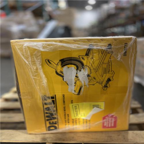 DALLAS LOCATION - DEWALT 15 Amp Corded 12 in. Double Bevel Sliding Compound Miter Saw, Blade Wrench and Material Clamp