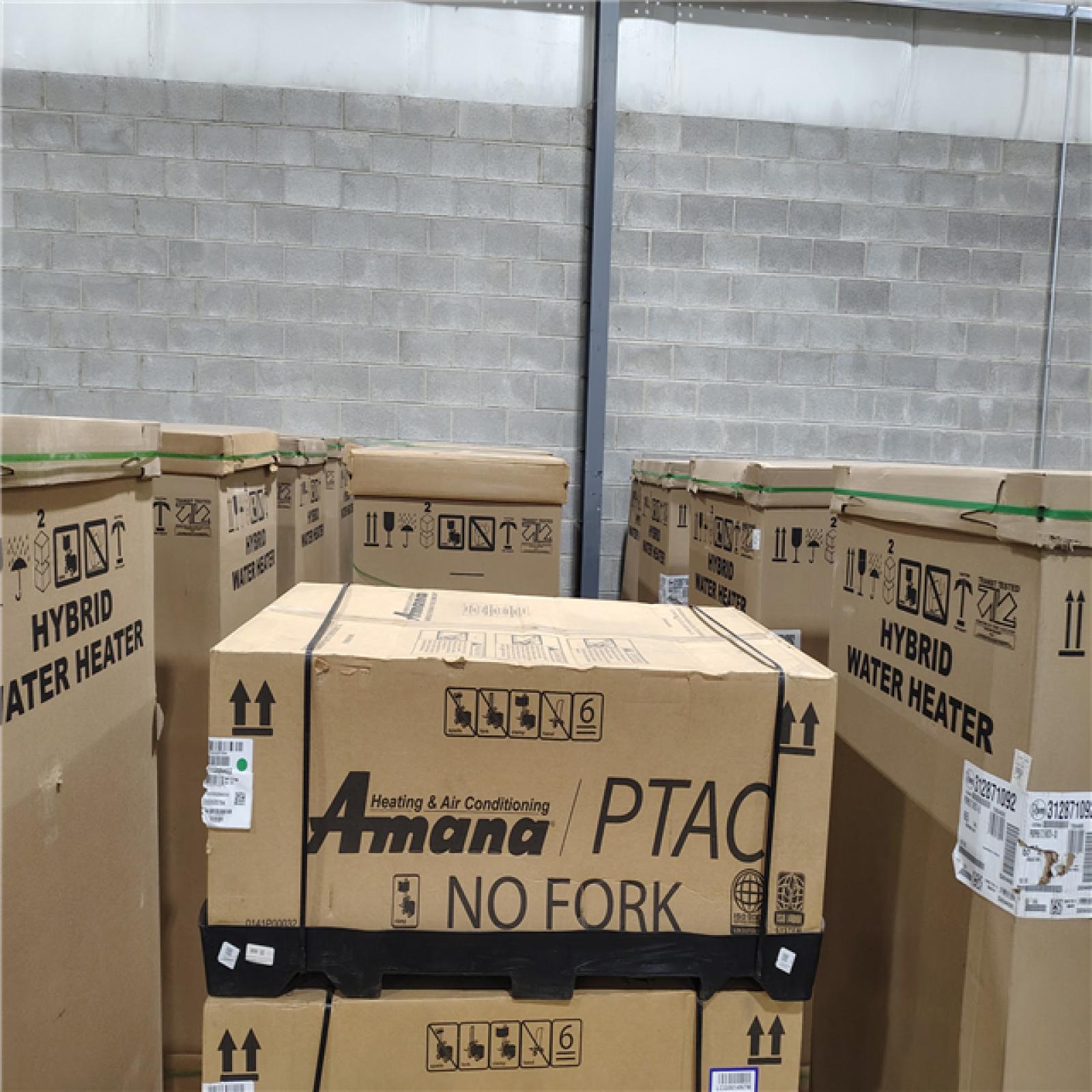 PITTSTON-HD PRO RHEEM AND AMANA  APPLIANCES (11 pallets)  88705-1