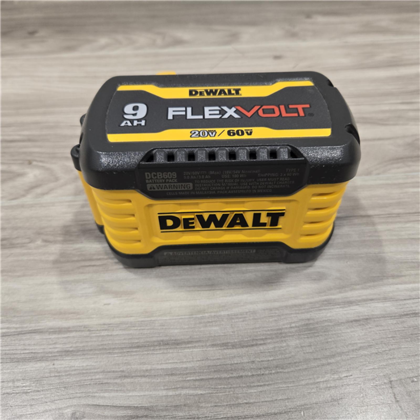 GOOD! - Dewalt DWLTDCB609 Dewalt DCB609 FLEXVOLT 20V/60V MAX* Battery Pack