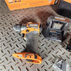 Houston Location - AS-IS RIDGID 18V SubCompact Brushless Cordless 1/2 in. Drill/Driver Kit with (2) 2.0 Ah Batteries, Charger, and Tool Bag - Appears IN NEW Condition