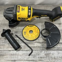 AS-IS DEWALT FLEXVOLT 60V MAX Cordless Brushless 4.5 in. to 6 in. Small Angle Grinder with Kickback Brake (Tool Only)