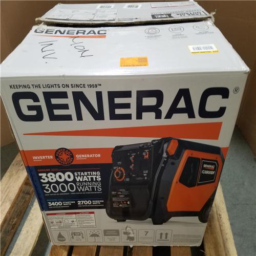 CALIFORNIA AS-IS GENERAC PORTABLE GENERATOR