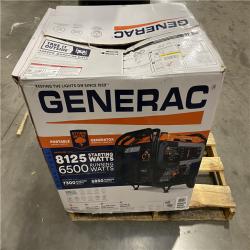 Dallas Location - As-Is Generac 8125/6500-Watt Dual Fuel Portable Generator