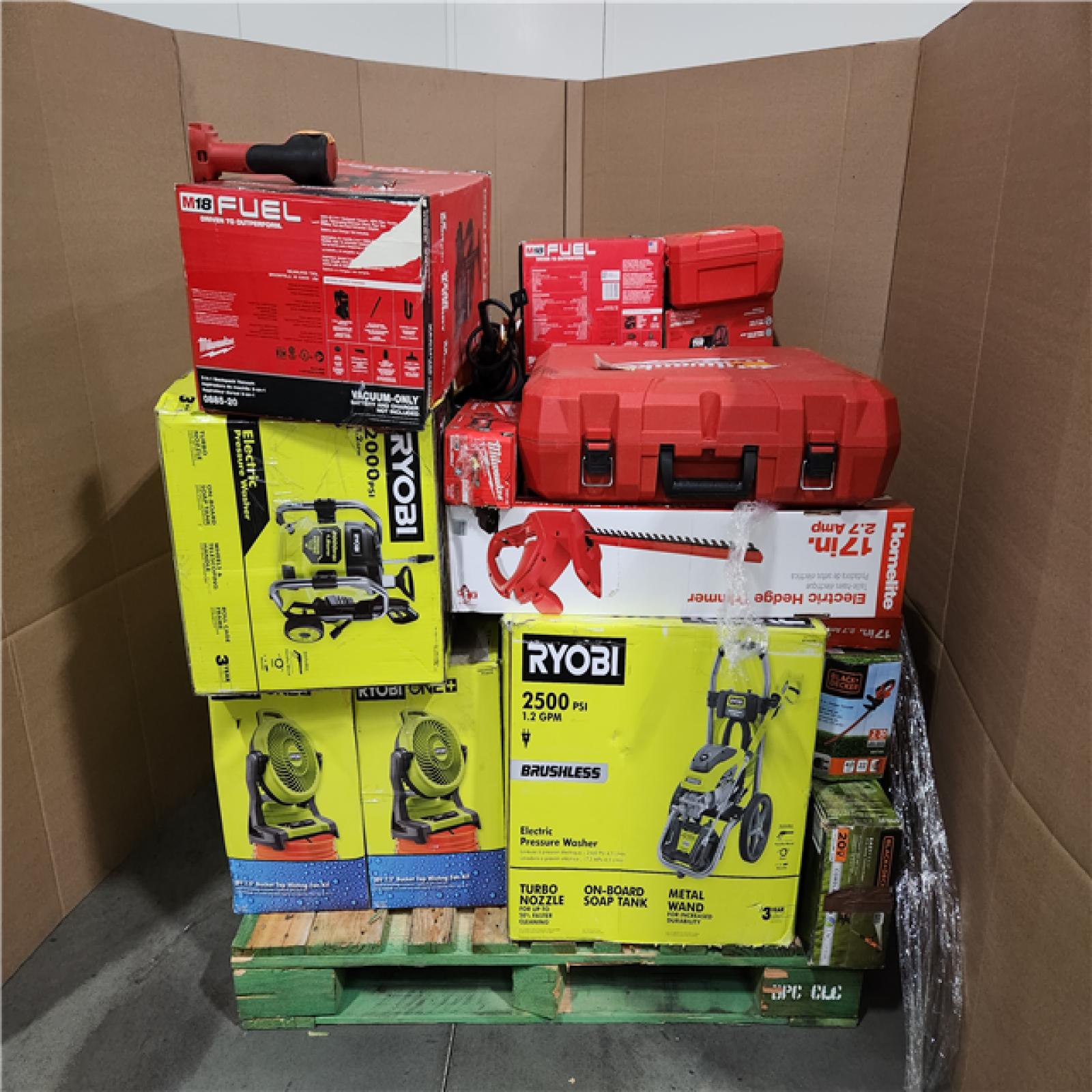 CALIFORNIA  AS-IS TOOL PALLET