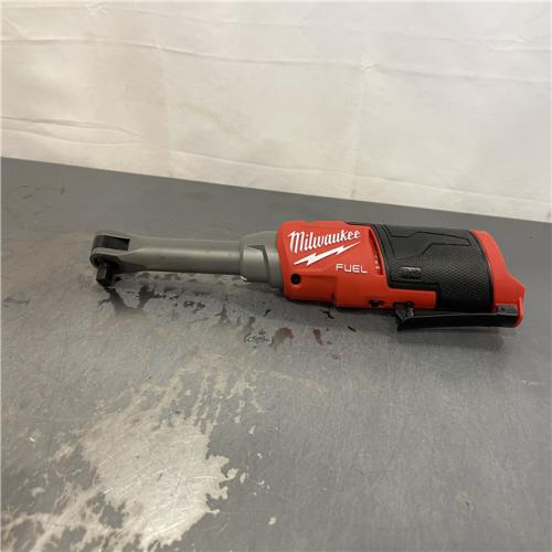AS-IS - Milwaukee M12 FUEL 12V Lithium-Ion Brushless Cordless 3/8 in. Extended Reach High Speed Ratchet