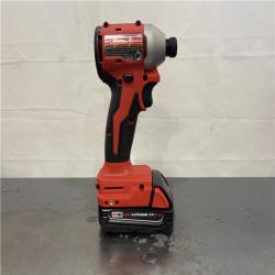 AS-IS- Milwaukee M18 Compact Brushless 1/4  Hex Impact Driver Kit