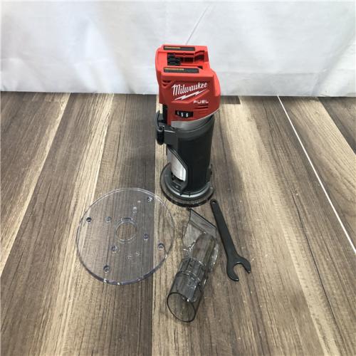 AS-IS Milwaukee  FUEL 18V Lithium-Ion Brushless Cordless Compact Router (Tool-Only)
