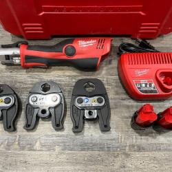 AS-IS Milwaukee 12-Volt Lithium-Ion Force Logic Cordless Press Tool Kit