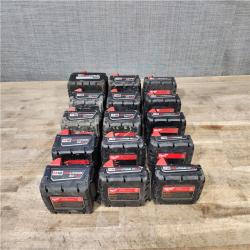 HOUSTON LOCATION - AS-IS MILWAUKEE BATTERY PACK QTY - 15