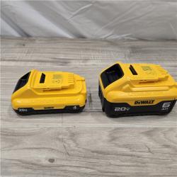 LIKE NEW! - DEWALT 20V MAX 6.0Ah and 4.0Ah Battery and Charger Starter Kit