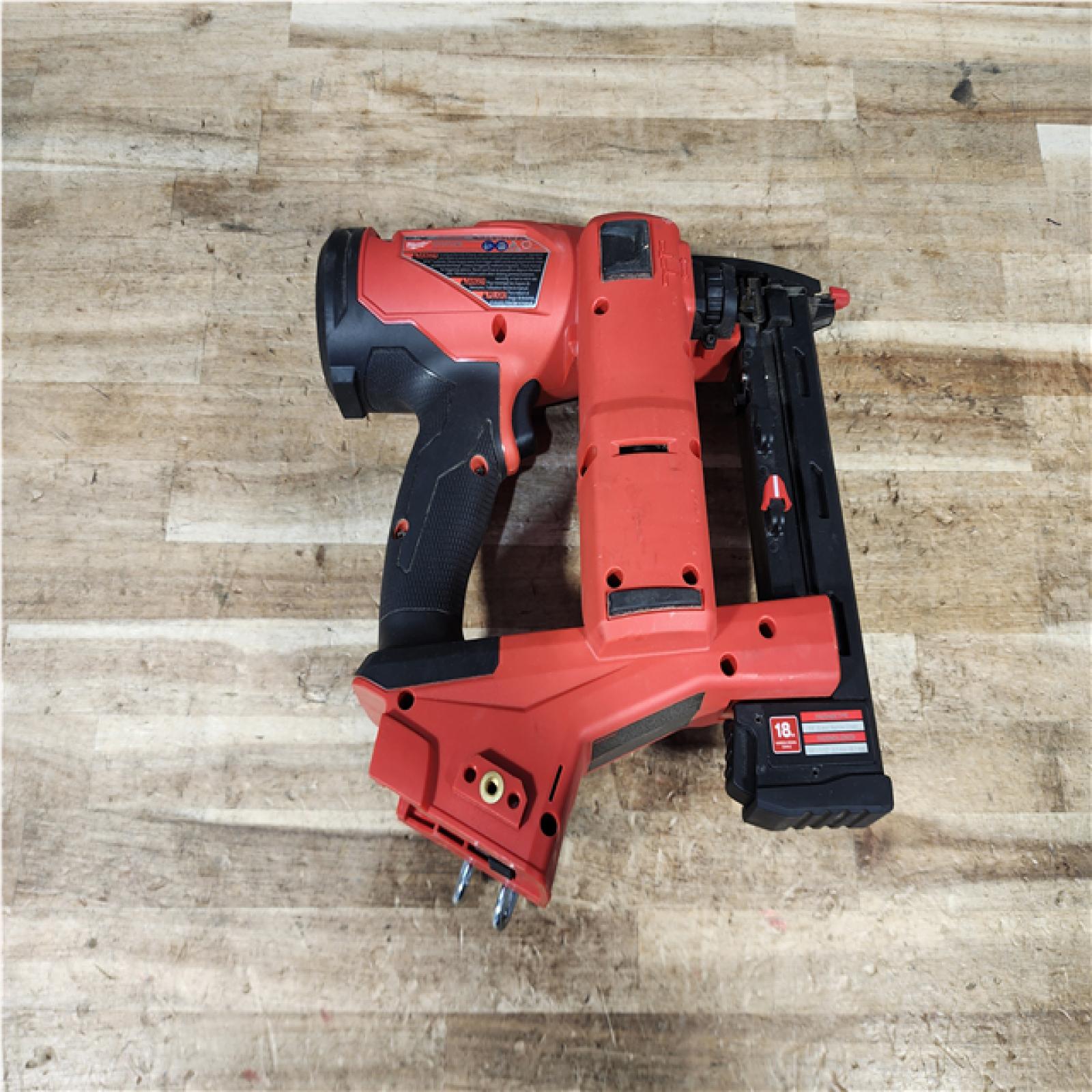 HOUSTON LOCATION - AS - IS Milwaukee FUEL 18-Volt Lithium-Ion Brushless Cordless 18-Gauge 1/4 in. Narrow Crown Stapler (Tool-Only)