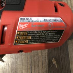 AS-IS Milwaukee  FUEL 12-Volt Lithium-Ion Brushless Cordless High Speed 3/8 in. Ratchet (Tool-Only)