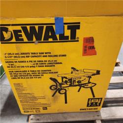 As-Is- DEWALT 10 in. 15 Amp 120V Site-Pro Compact Jobsite Table Saw