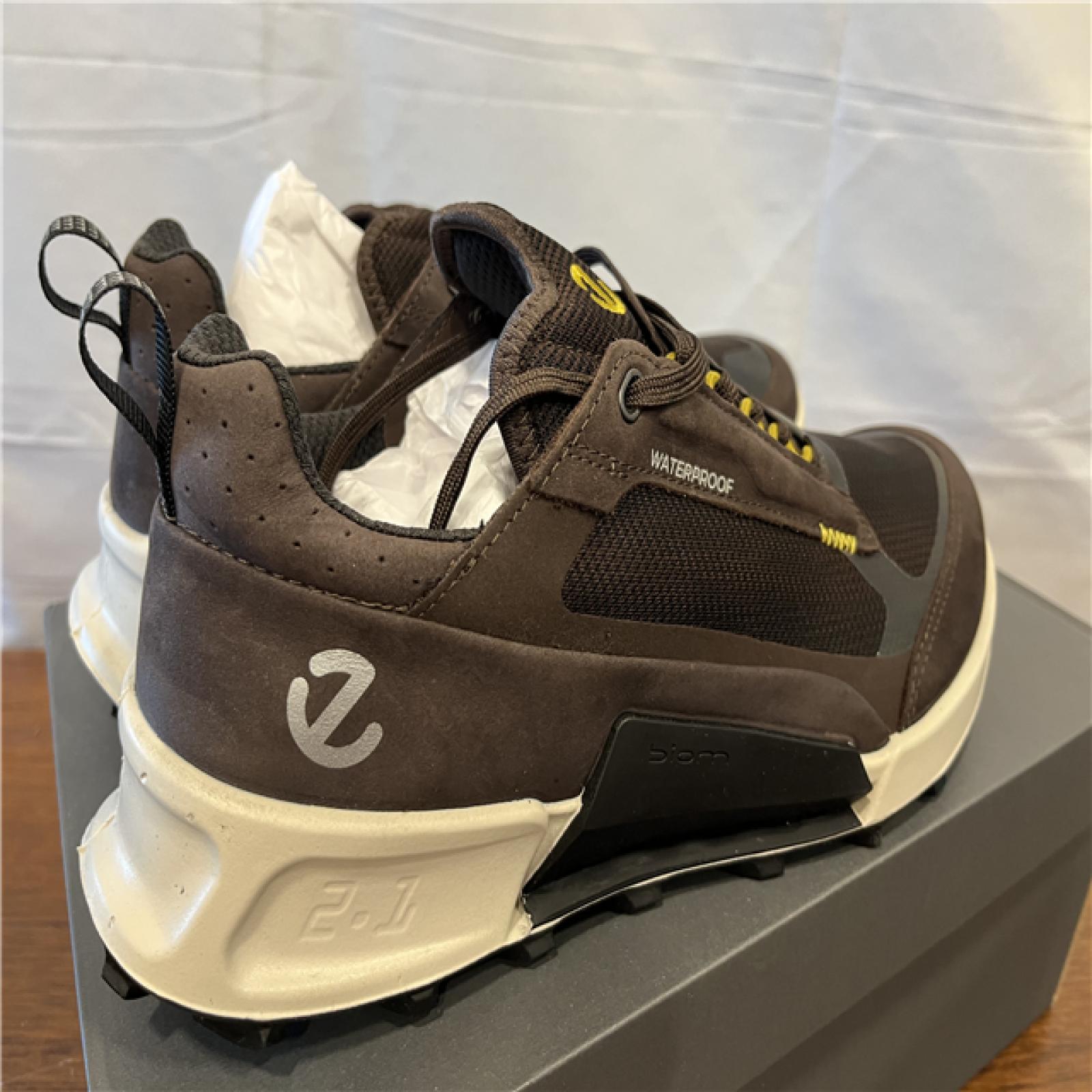 NEW! ECCO Sport Biom 2.1 X MTN Waterproof Low Sneaker Men's Shoes - Mocha/Mocha/Black - SZ 8-8.5
