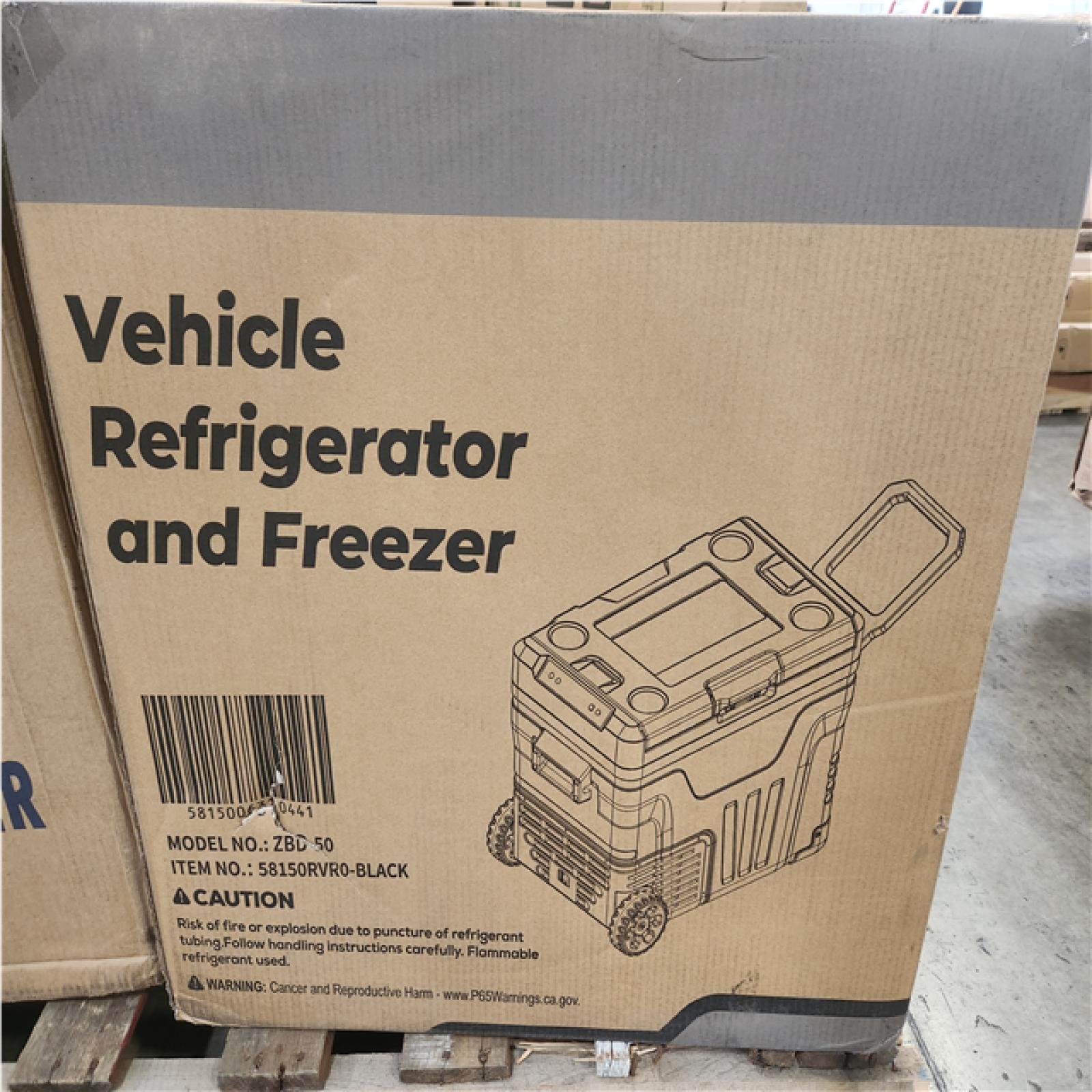 Phoenix SEALED ZBD-50 Dual-Zone Car Refrigerator With Freezer Storage