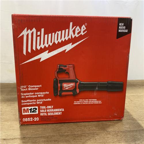 NEW! Milwaukee 12V Lithium-Ion Cordless Compact Spot Blower (Tool-Only)