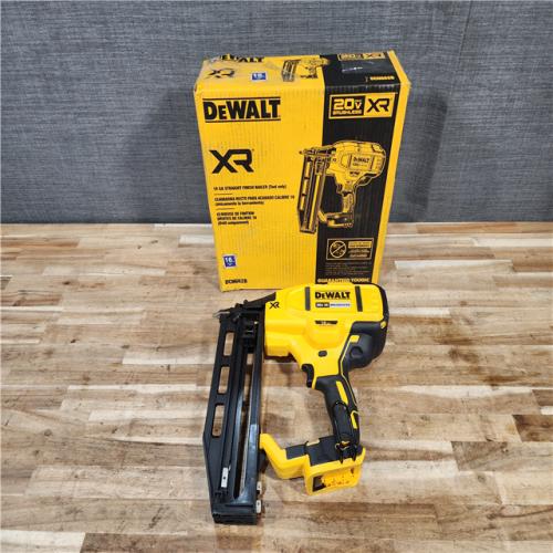 HOUSTON LOCATION - AS-IS DEWALT 20V MAX XR 16-Gauge Lithium-Ion Cordless Finish Nailer (Tool Only)