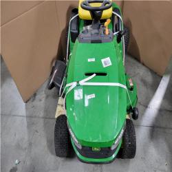 CALIFORNIA AS-IS JOHN DEERE S100 SIT DOWN RIDING LAWN MOWER