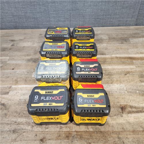 HOUSTON LOCATION - AS-IS DEWALT BATTERY PACK QTY - 8