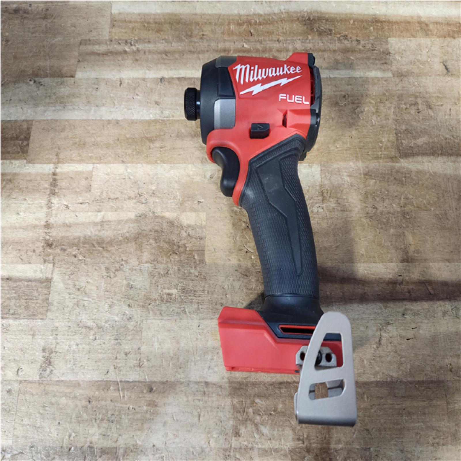 Houston Location AS-IS Milwaukee FUEL 18V Lithium-Ion Brushless Cordless 1/4 in. Hex Impact Driver (Tool-Only)