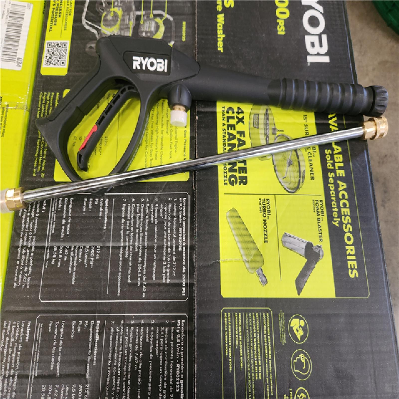 Phoenix NEW RYOBI 2900 PSI 2.5 GPM Cold Water Gas Pressure Washer with 212cc Engine