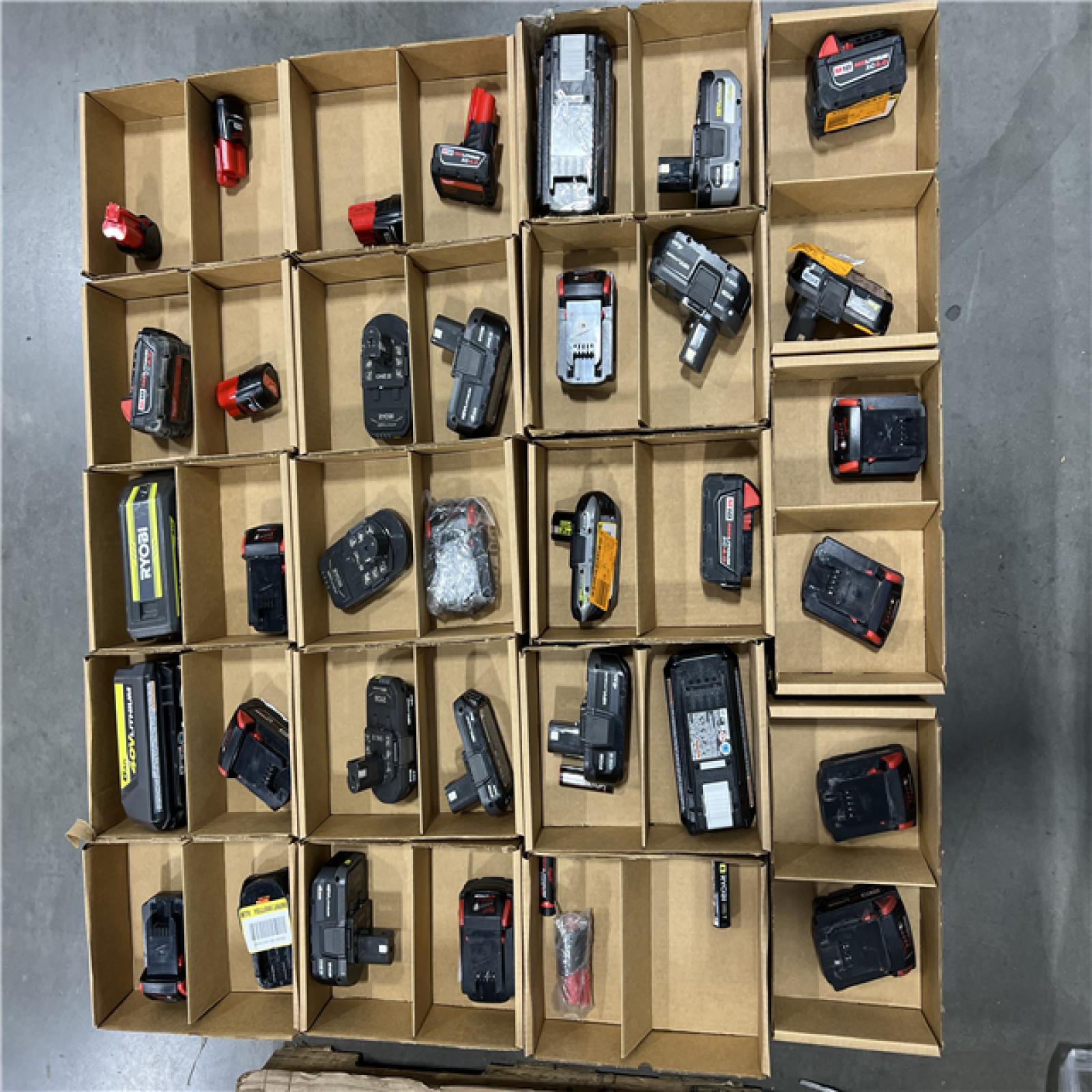DALLAS LOCATION- AS-IS BATTERY PALLET