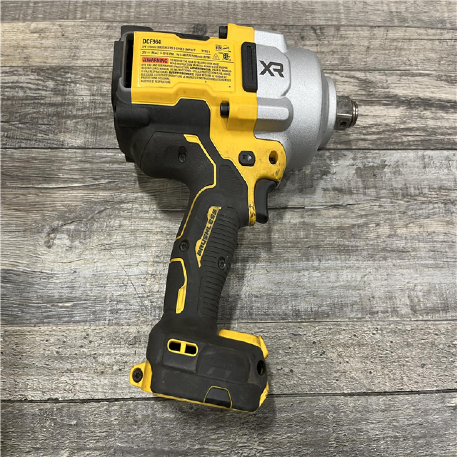 AS-IS DEWALT 20V Brushless Cordless 3/4 in. High Torque Impact Wrench (Tool Only)