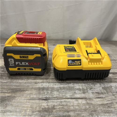 AS-IS DEWALT 20V/60V MAX FLEXVOLT Lithium-Ion 9.0Ah Battery and Charger Starter Kit