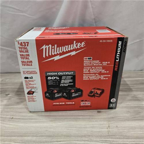 NEW! - Milwaukee 18-Volt Lithium-Ion High Output Starter Kit