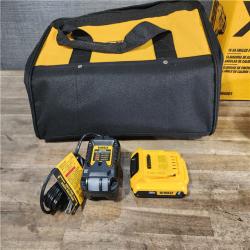 HOUSTON LOCATION - AS-IS DeWalt 20V 16 Gauge Cordless Angled Finish Nailer Kit W/ 2Ah Battery