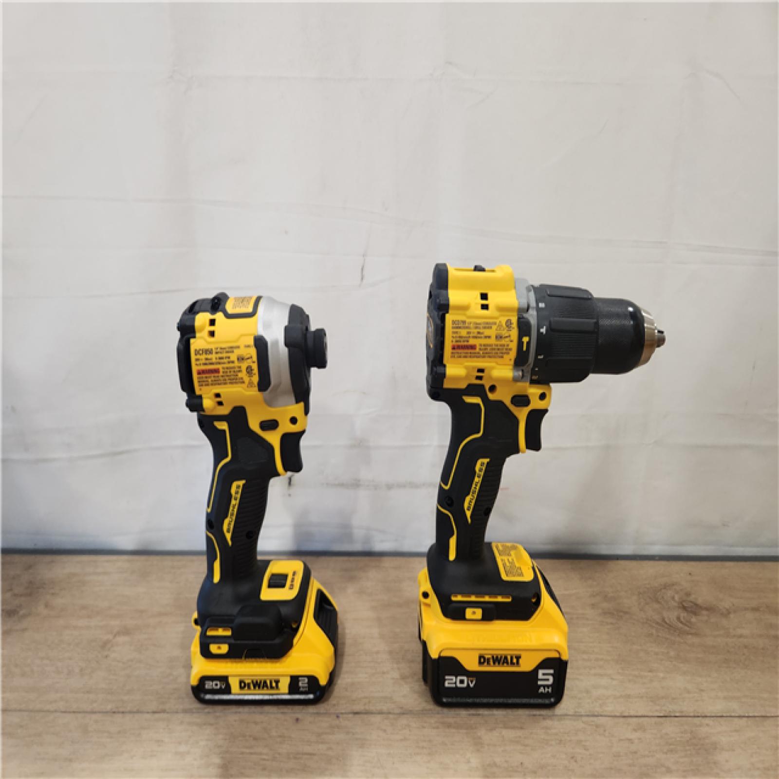 AS-IS- DeWalt 2-Tool Combo Kit W/ (2) BATTERY & CHARGER