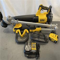 AS-IS - DEWALT 20V MAX Cordless Battery Powered String Trimmer & Blower Combo Kit
