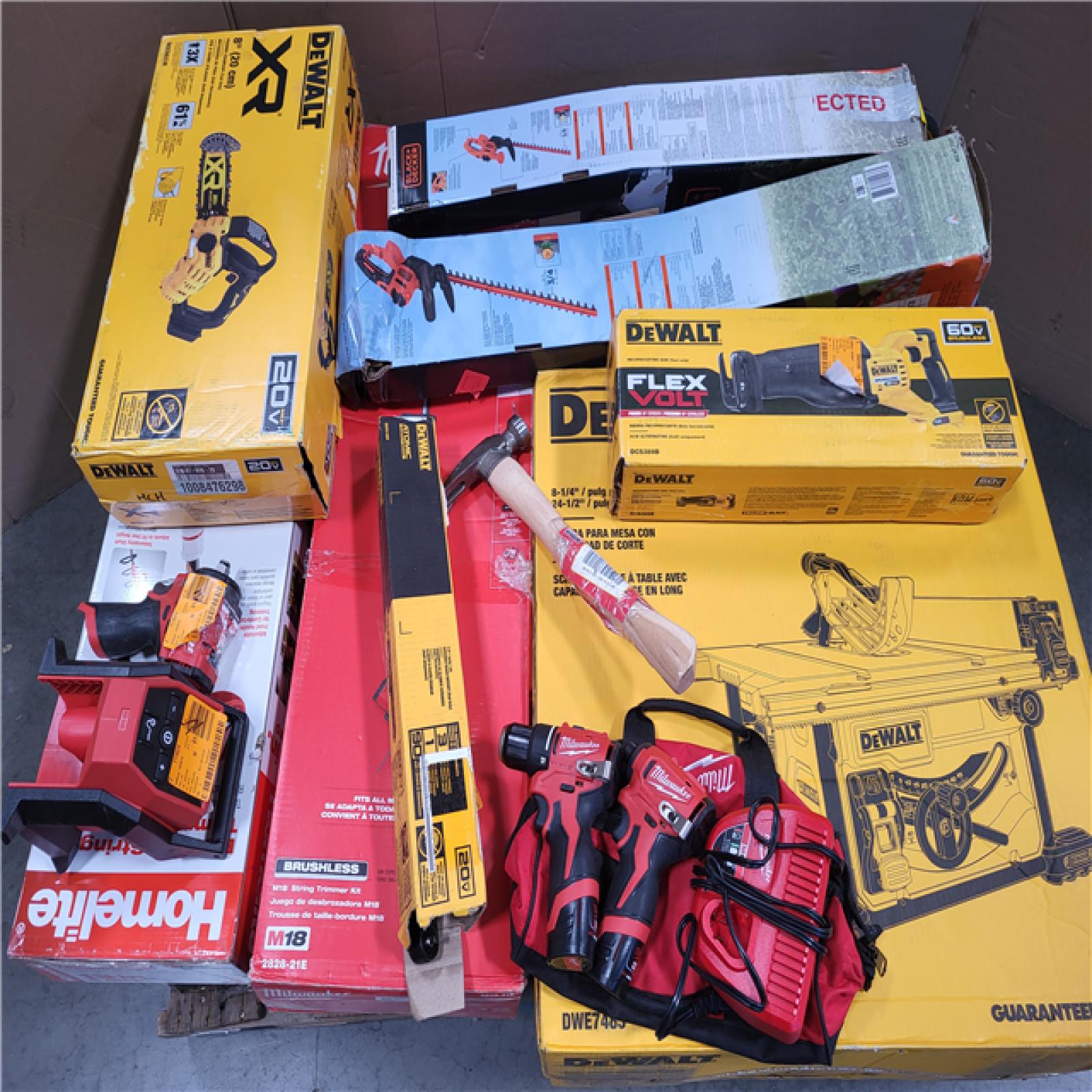 CALIFORNIA AS-IS TOOL PALLET