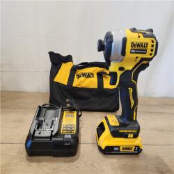 AS-IS- DEWALT ATOMIC 20V MAX* Brushless Cordless Compact 1/4 in. Impact Driver Kit