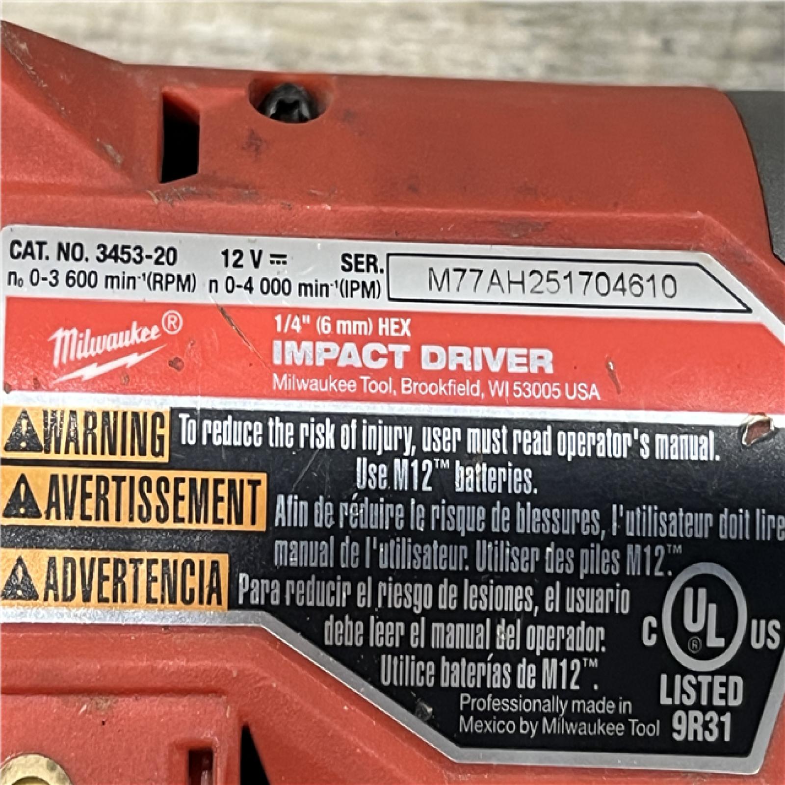 AS-IS Milwaukee FUEL 12-Volt Lithium-Ion Brushless Cordless Hammer Drill and Impact Driver Combo Kit